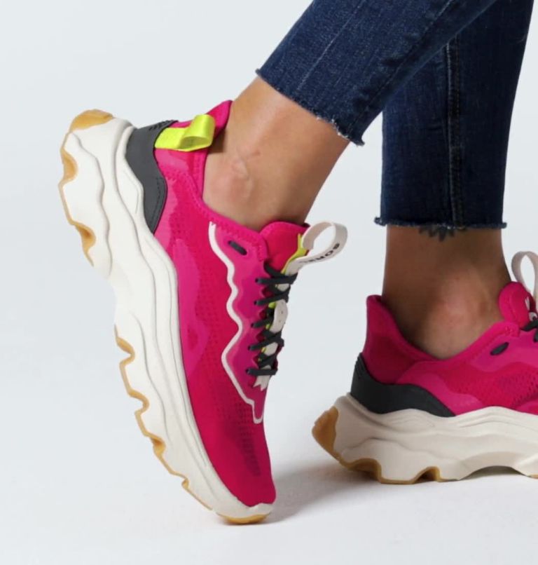 Women's Kinetic Breakthru Day Lace Sneaker, Color: Cactus Pink, Jet
