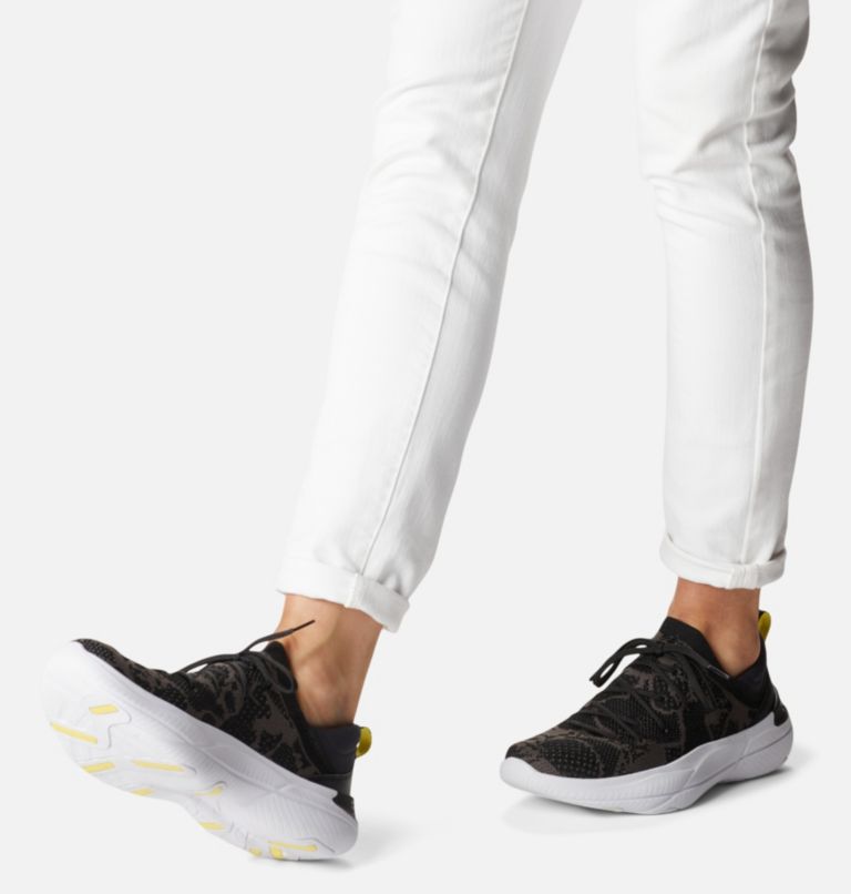 Thumbnail: Women's Explorer Blitz Stride Lace Sneaker, Color: Black, Jet, image 8
