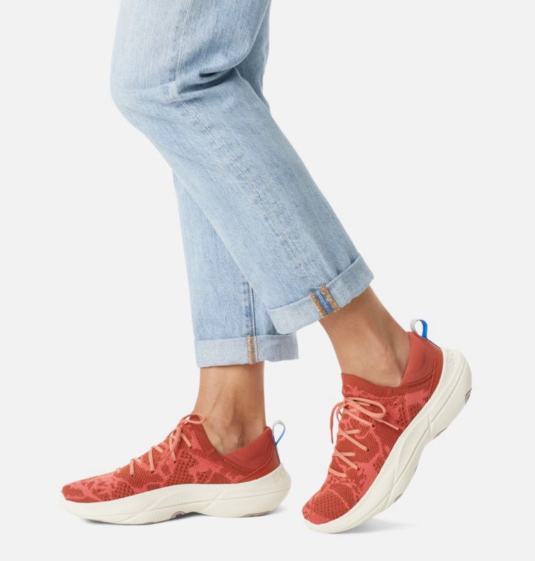 Thumbnail: Women's Explorer Blitz Stride Lace Sneaker, Color: Warp Red, Chalk, image 8