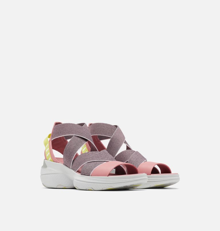 Women's Explorer Blitz Multistrap Sandal, Color: Eraser Pink, Moonstone, image 2