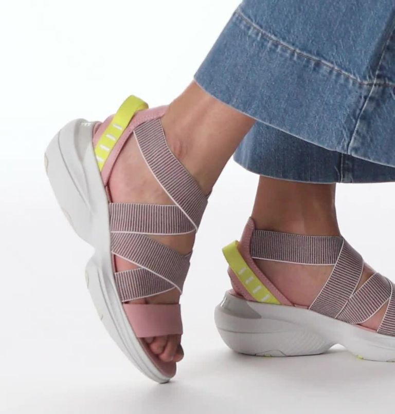 Thumbnail: Women's Explorer Blitz Multistrap Sandal, Color: Eraser Pink, Moonstone, image 2