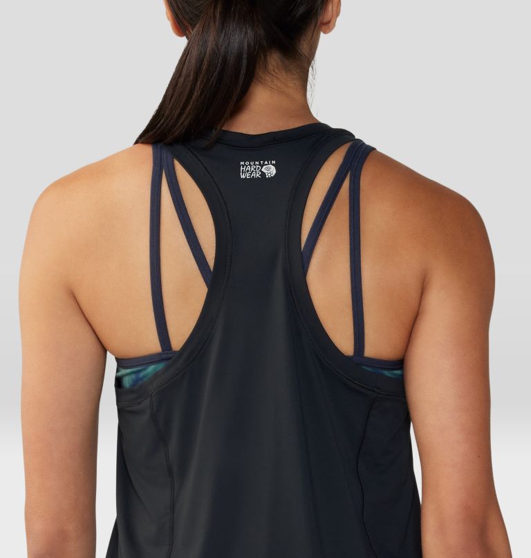 Women's Black Athletic Racerback Tank Top & High Waisted Full