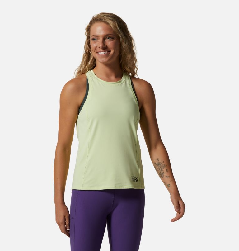 Women's Solar Racerback Tank, Yoga Tank-Top with Sun Design, Light