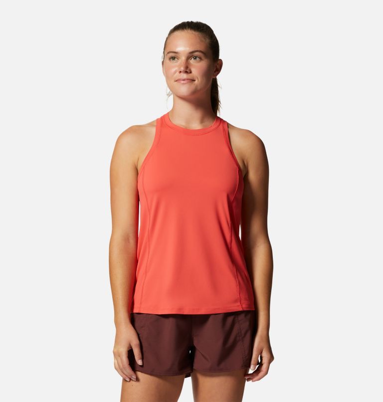 Women's Crater Lake Tank, Color: Solar Pink, image 1