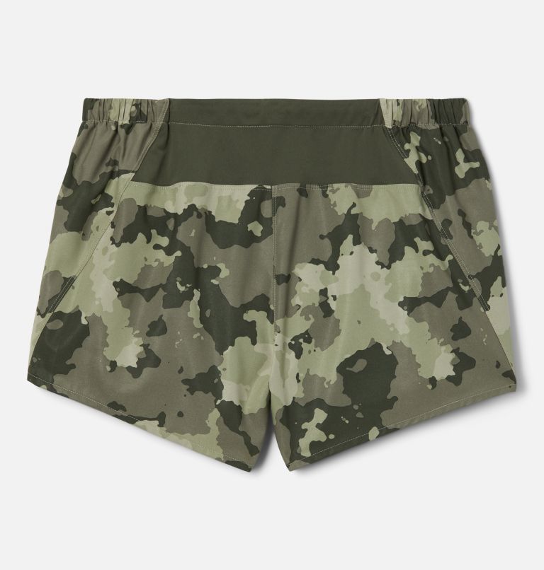 Women's Shade Lite Short, Color: Mantis Green Pines Camo, image 2