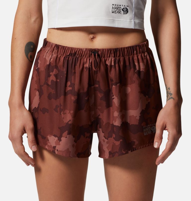 Women's Shade Lite Short, Color: Clay Earth Pines Camo, image 4