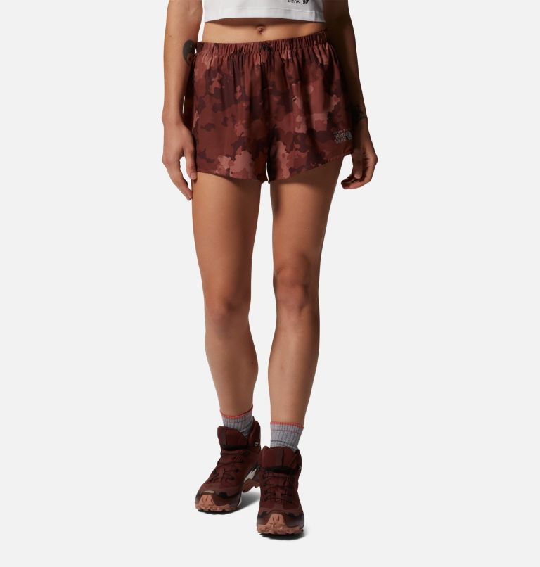 Women's Shade Lite Short, Color: Clay Earth Pines Camo, image 1