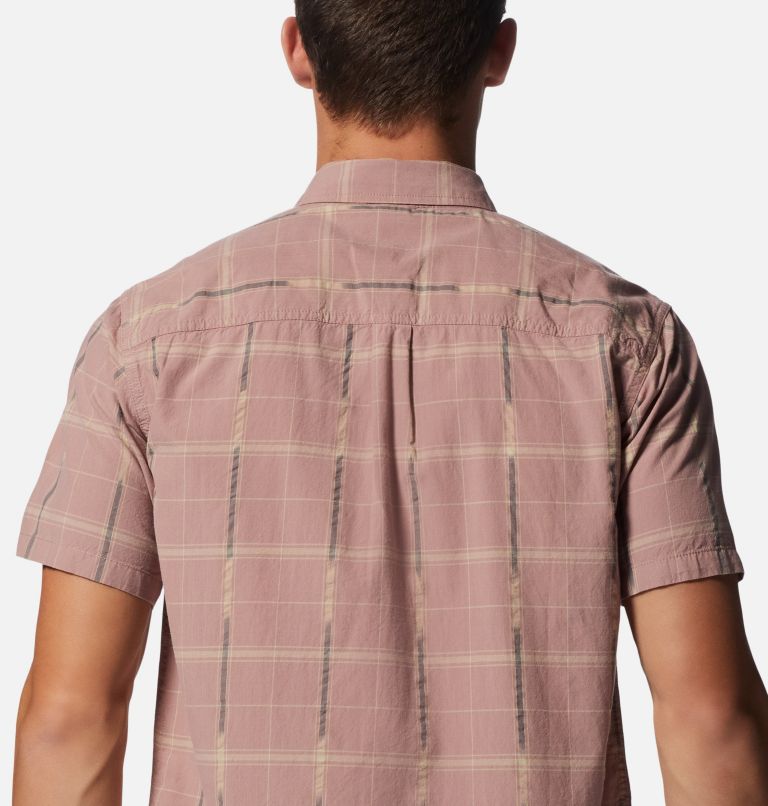Men's Grove Hide Out Short Sleeve Shirt, Color: Smoky Quartz, image 5