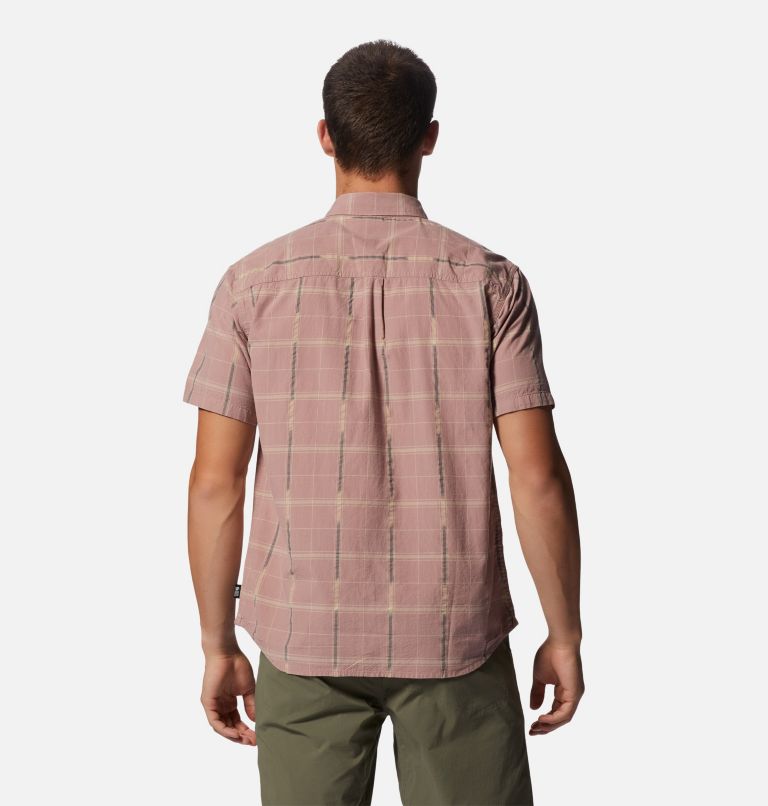 Thumbnail: Men's Grove Hide Out Short Sleeve Shirt, Color: Smoky Quartz, image 2