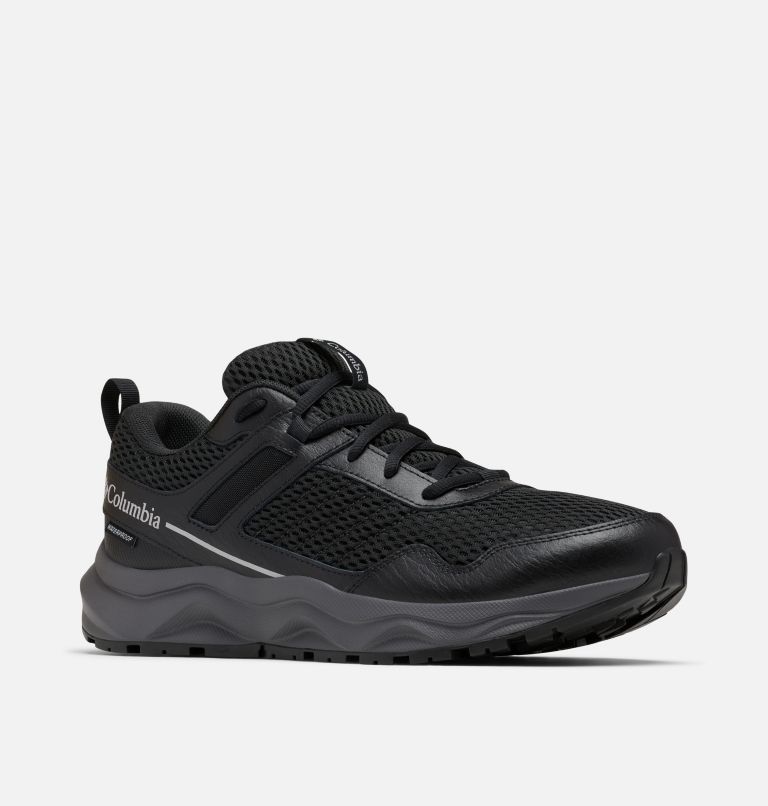 Thumbnail: Men's Plateau Waterproof Shoe - Wide, Color: Black, Steam, image 2