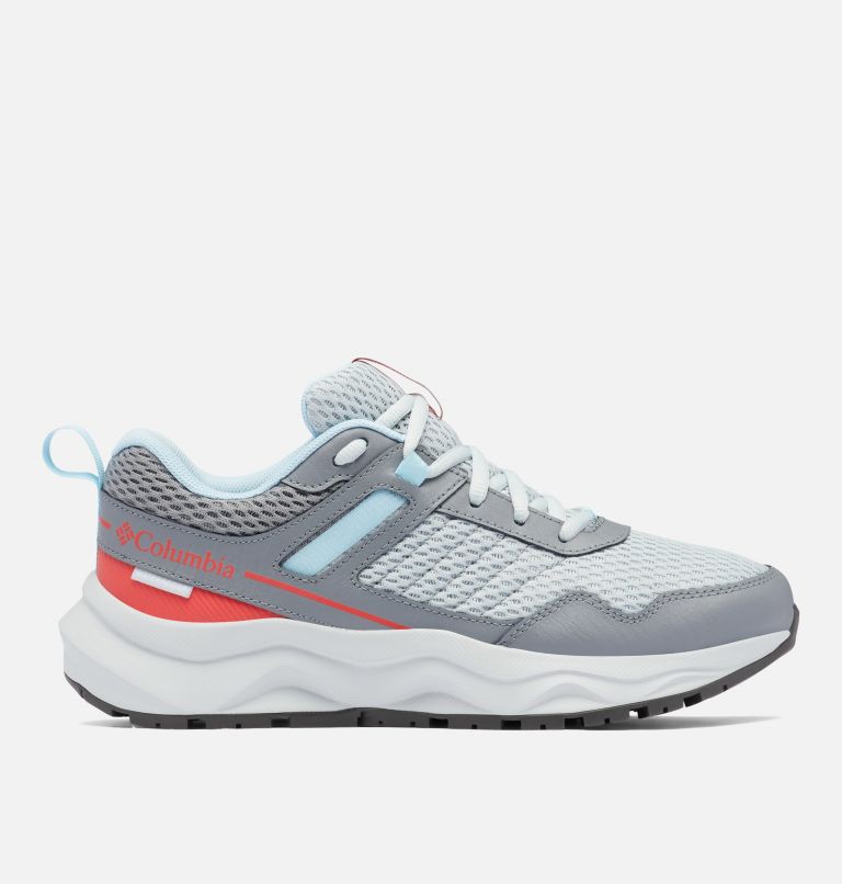 Chaussure imperméable Plateau Femme - Large, Color: Cirrus Grey, Red Hibiscus, image 1