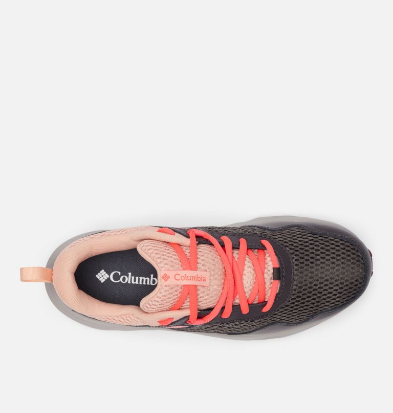 Thumbnail: Women's Plateau Waterproof Shoe, Color: Dark Grey, Neon Sunrise, image 3
