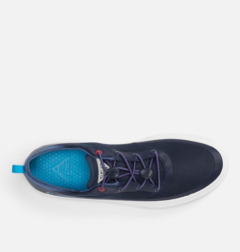Men's PFG Bonehead Shoe - Wide, Color: Collegiate Navy, Ocean Blue