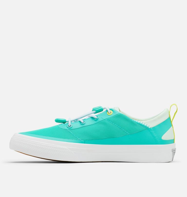 Women's PFG Bonehead Shoe - Wide, Color: Electric Turquoise, White