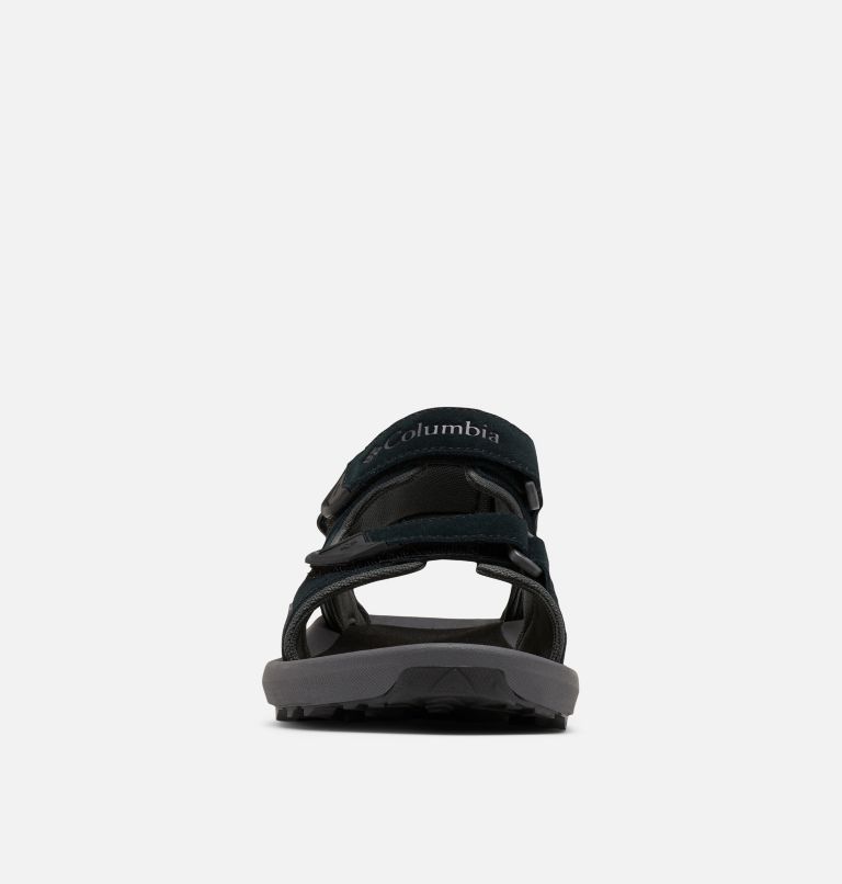 Men's Trailstorm Hiker 3-Strap Sandal, Color: Black, Dark Grey, image 7
