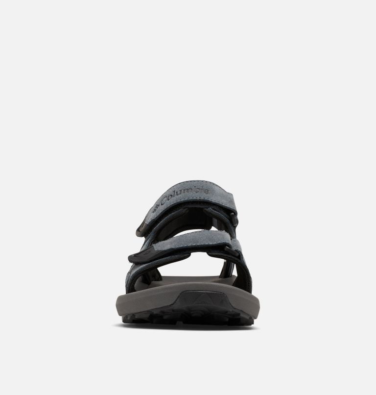 Men's Trailstorm Hiker 3-Strap Sandal, Color: Graphite, Black, image 7