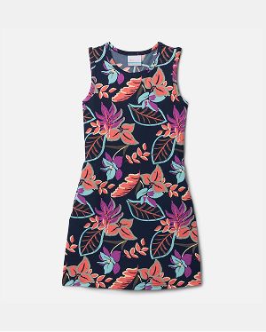 A girls' floral dress.