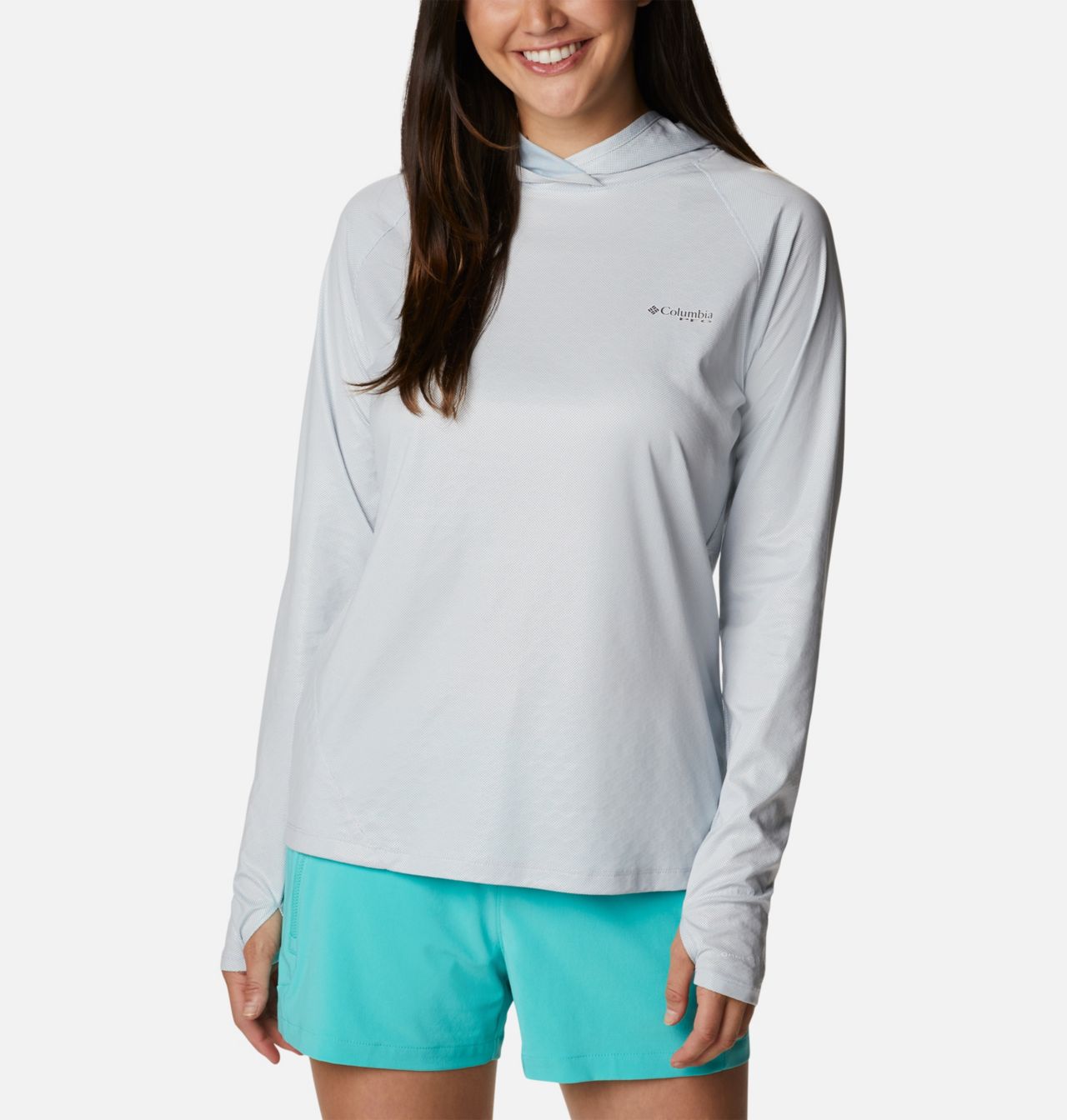 Women's PFG Tidal Deflector Ice™ Long Sleeve Hoodie 1