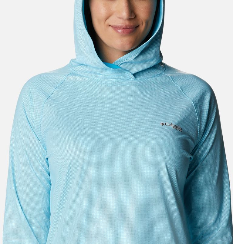 Tidal Deflector Ice LS Hoodie | 404 | XL, Color: Atoll, image 4