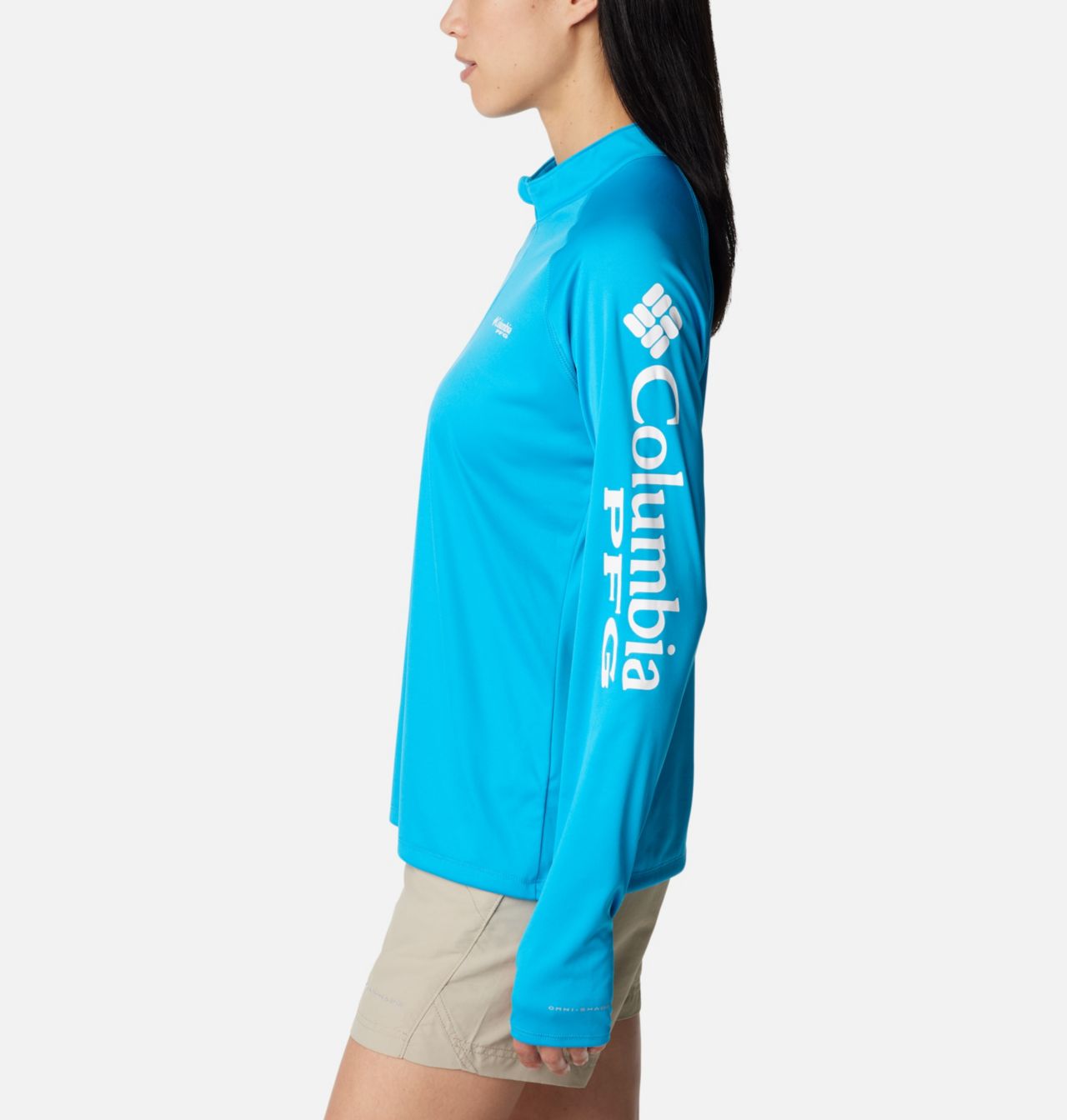 Women's PFG Tidal Tee™ Quarter Zip Long Sleeve Shirt 3