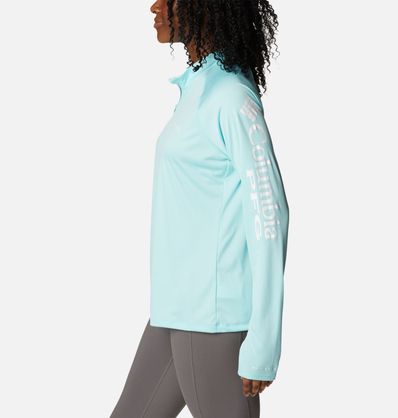 Women's PFG Tidal Tee™ Quarter Zip Long Sleeve Shirt 3