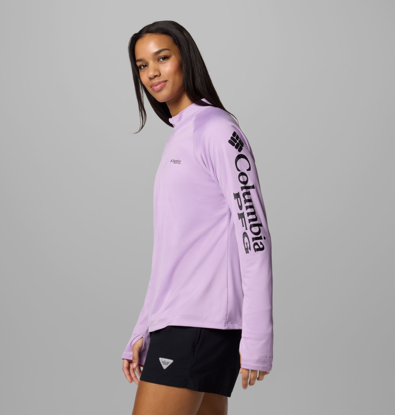 Women's PFG Tidal Tee™ Quarter Zip Long Sleeve Shirt 3