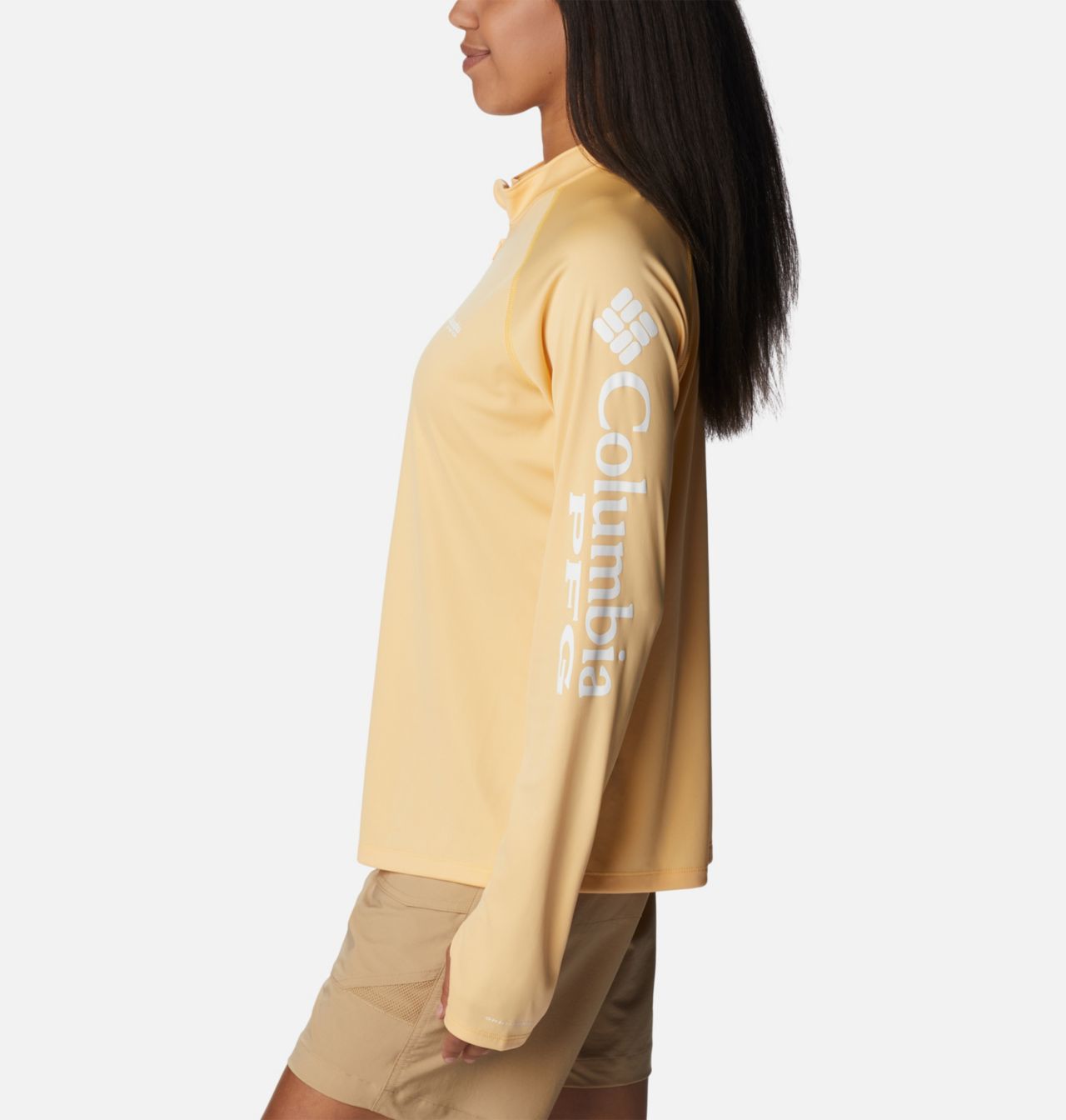 Women's PFG Tidal Tee™ Quarter Zip Long Sleeve Shirt 3