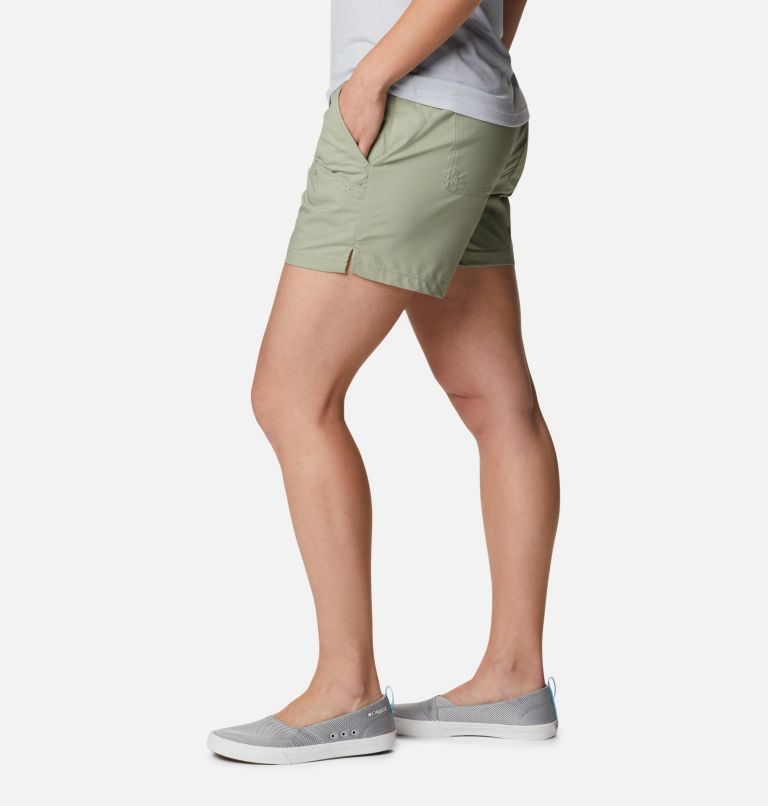 Thumbnail: Women's PFG Skiff Guide Shorts, Color: Safari, image 3