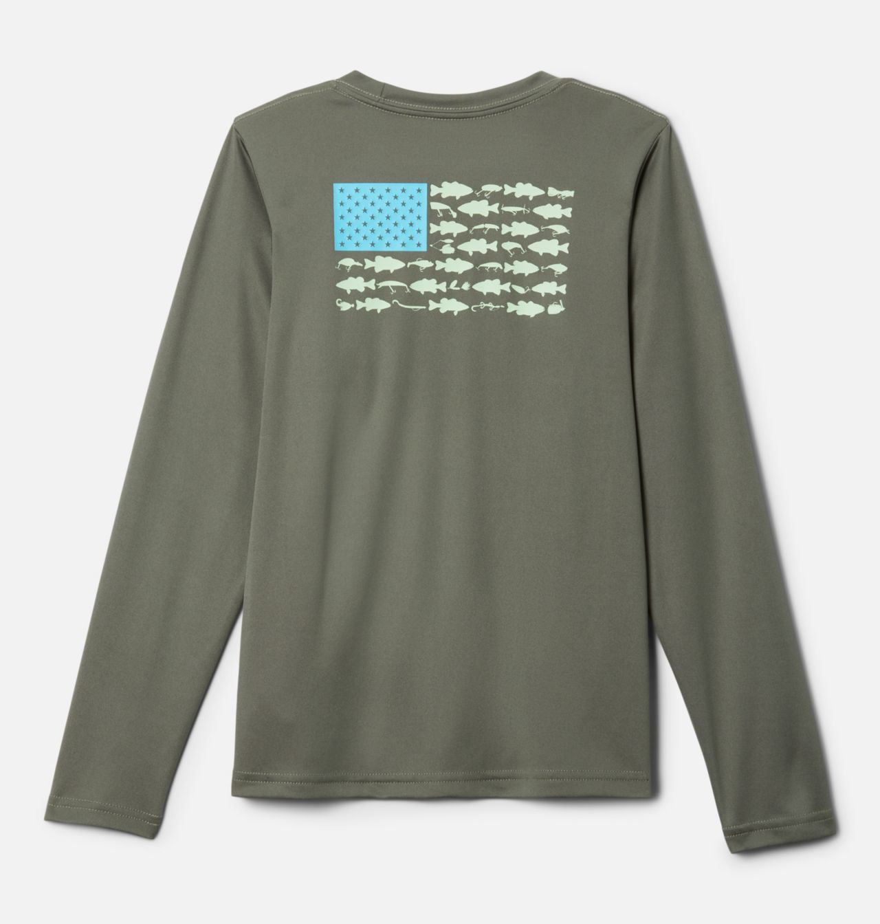 Boys' PFG Terminal Tackle™ Fish Flag Long Sleeve Shirt 2