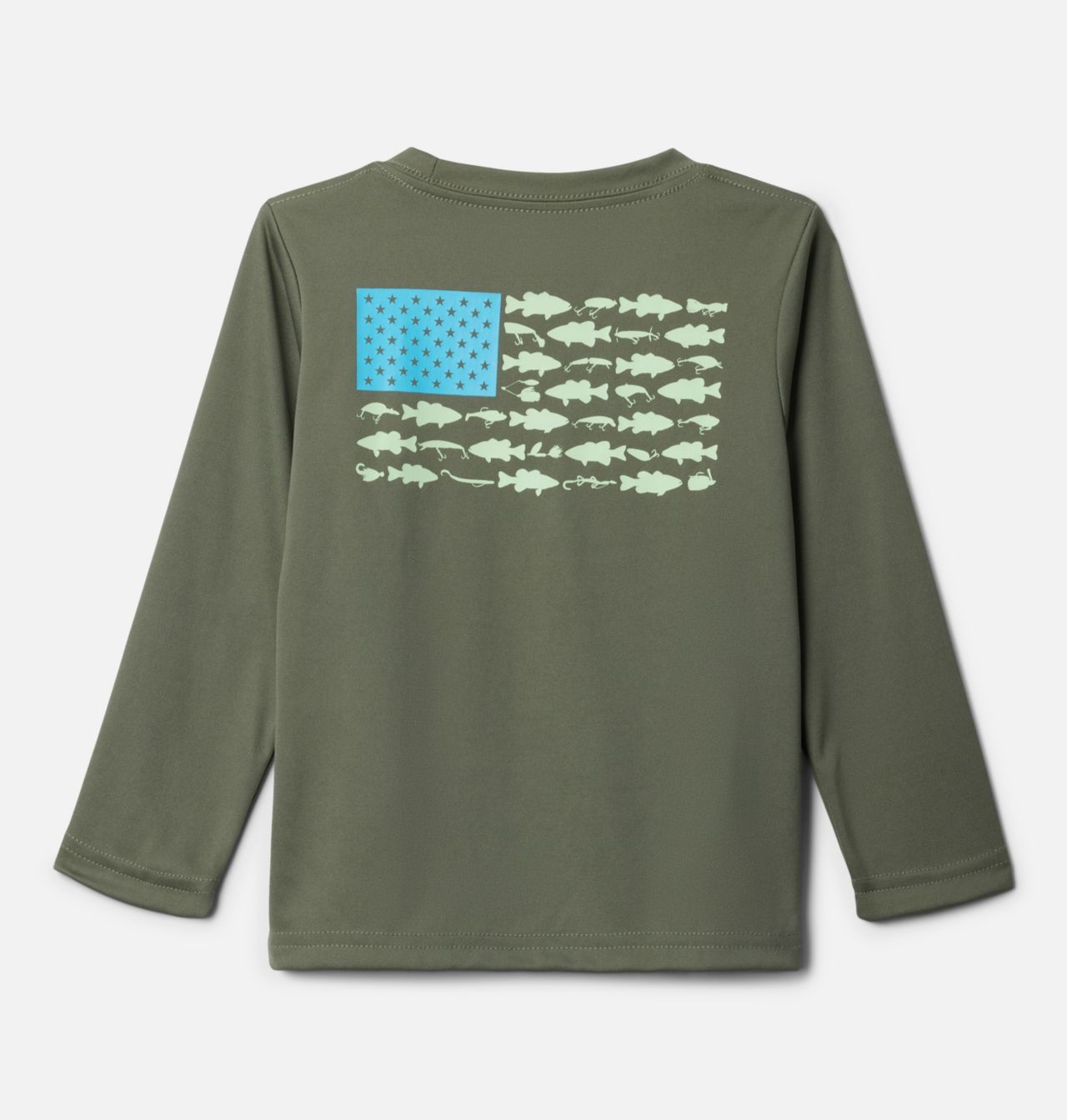 Boys' Toddler PFG Terminal Tackle™ Fish Flag Long Sleeve Shirt | 316 | 3T 2