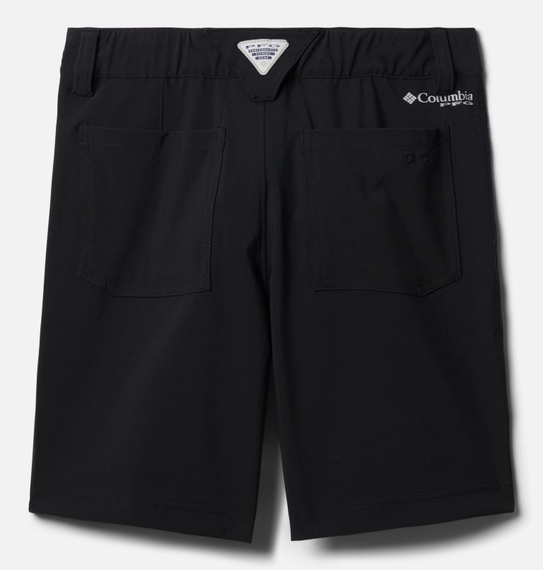 Thumbnail: Boys' PFG Slack Tide Shorts, Color: Black, image 2