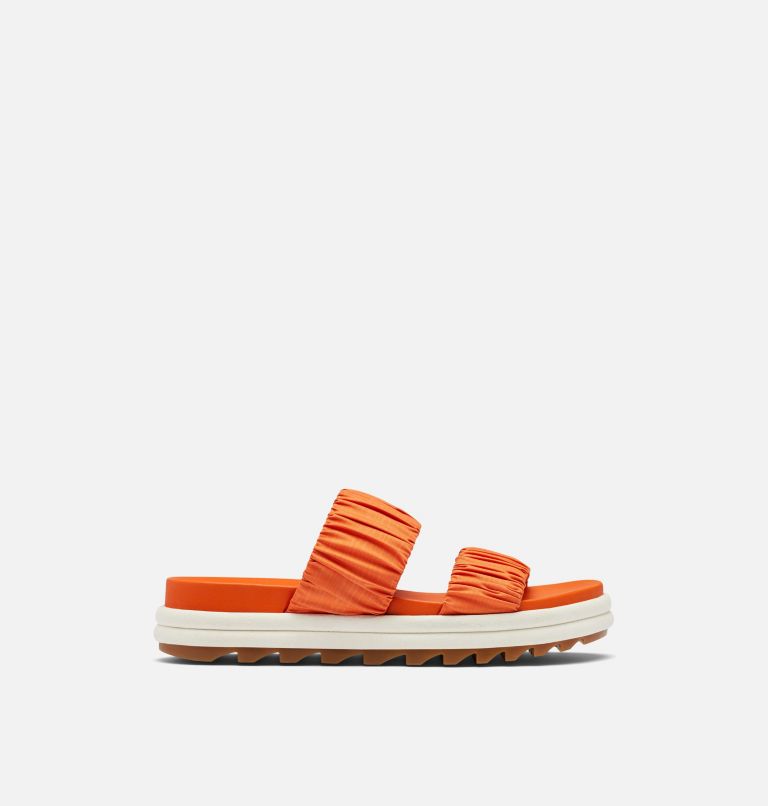 Women's Roaming Two Strap Slide Flat Sandal, Color: Desert Sun, Chalk, image 1