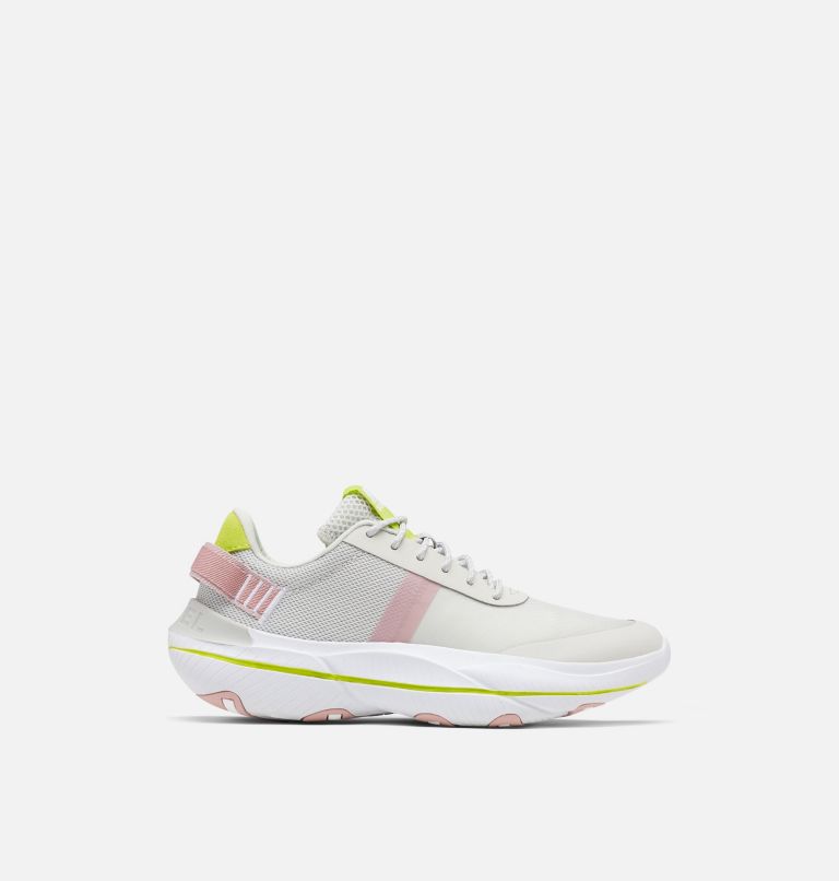 Women's Explorer Blitz Leisure Lace Sneaker, Color: Moonstone, White, image 1