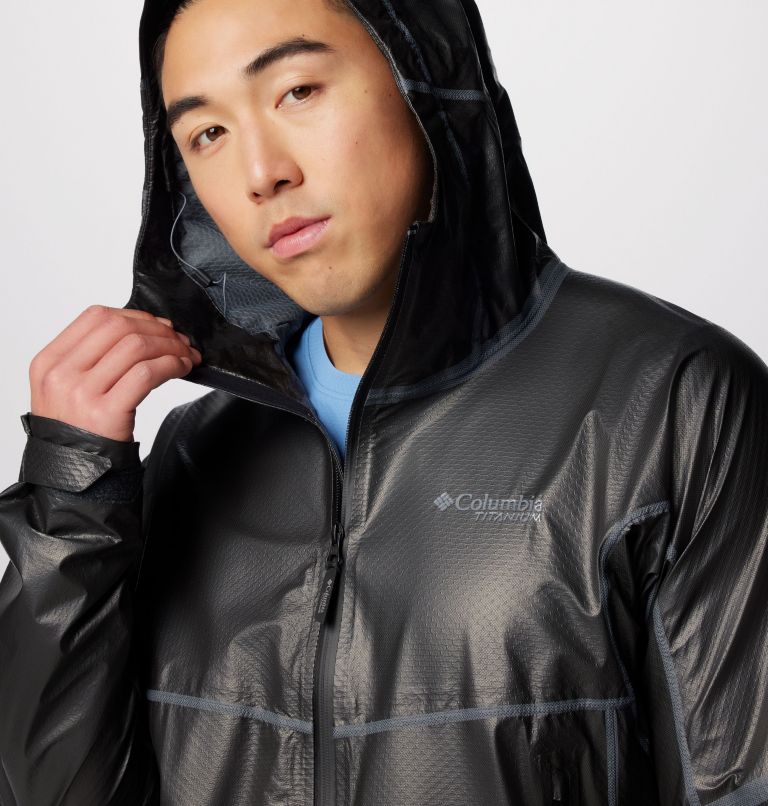 Men's Black Columbia Titanium Hooded Jacket - XL – Rokit