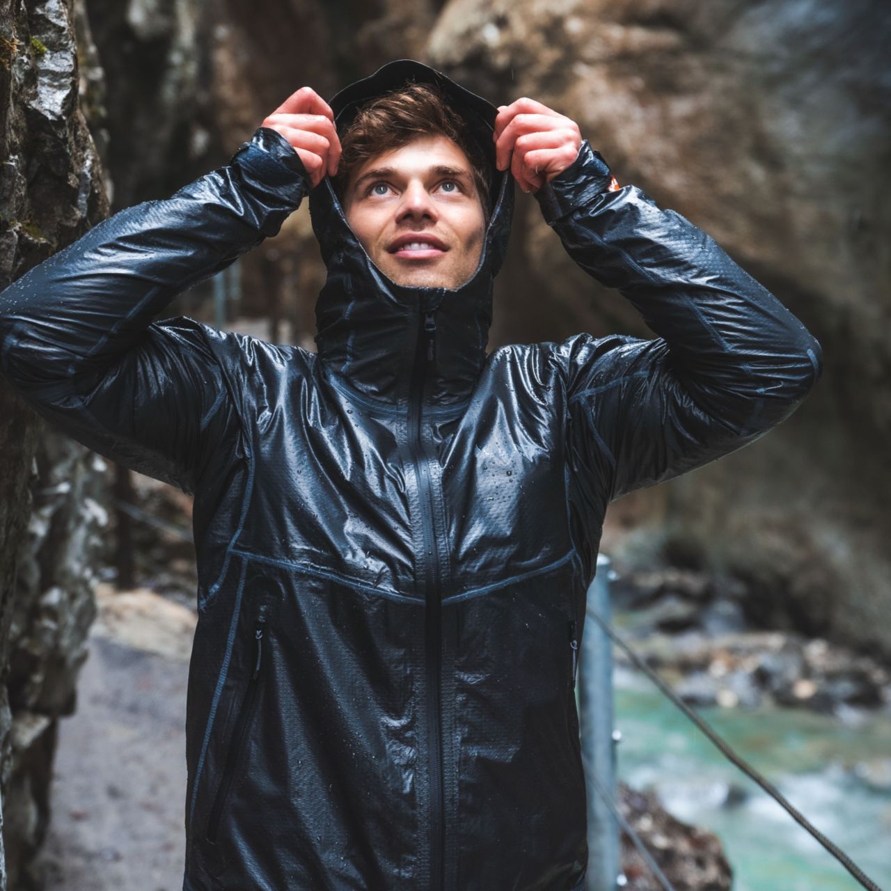 Men's OutDry™ Extreme Mesh Hooded Rain Shell Jacket 10