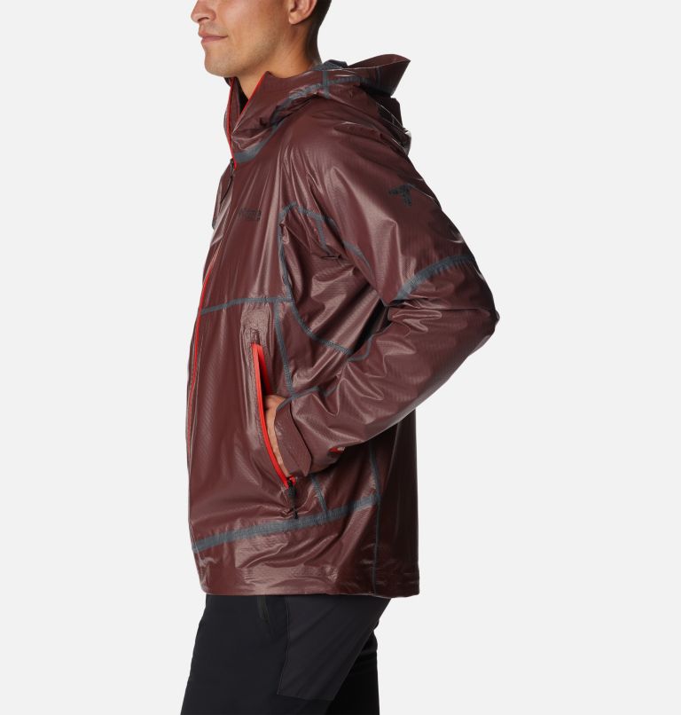 Thumbnail: Men's OutDry Extreme Mesh Hooded Rain Shell Jacket, Color: Light Raisin, image 3