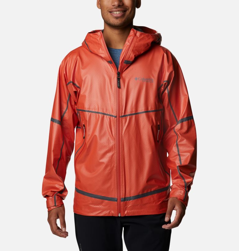 Men's OutDry Extreme Mesh Hooded Shell Jacket, Color: Red Quartz, image 1