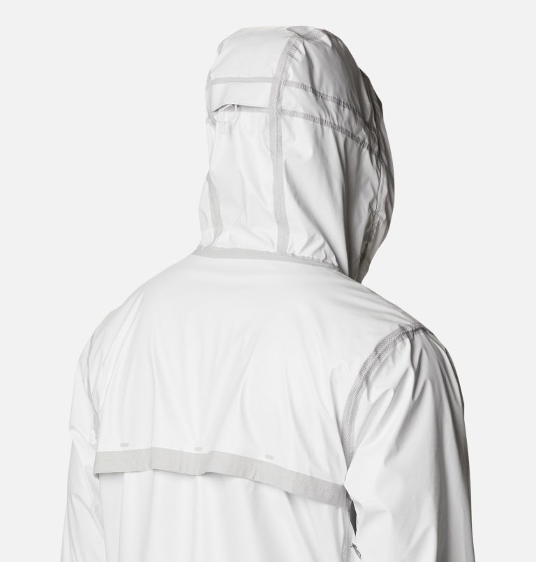 Men's OutDry Extreme Wildrain Shell Jacket, Color: White, Cirrus Grey