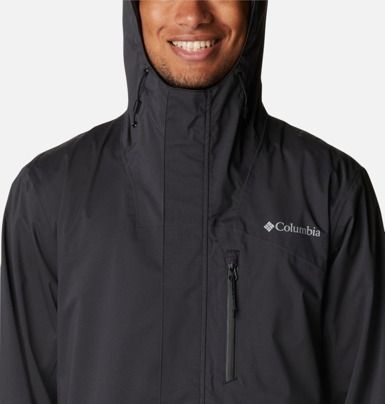 Thumbnail: Men’s Ten Trails Waterproof Shell Jacket, Color: Black, image 4