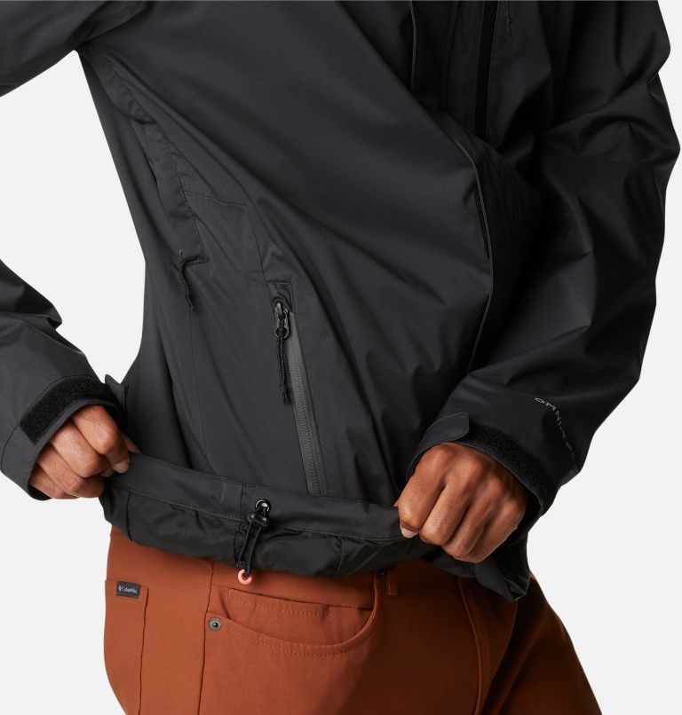 Men’s Ten Trails Waterproof Shell Jacket, Color: Black, image 7