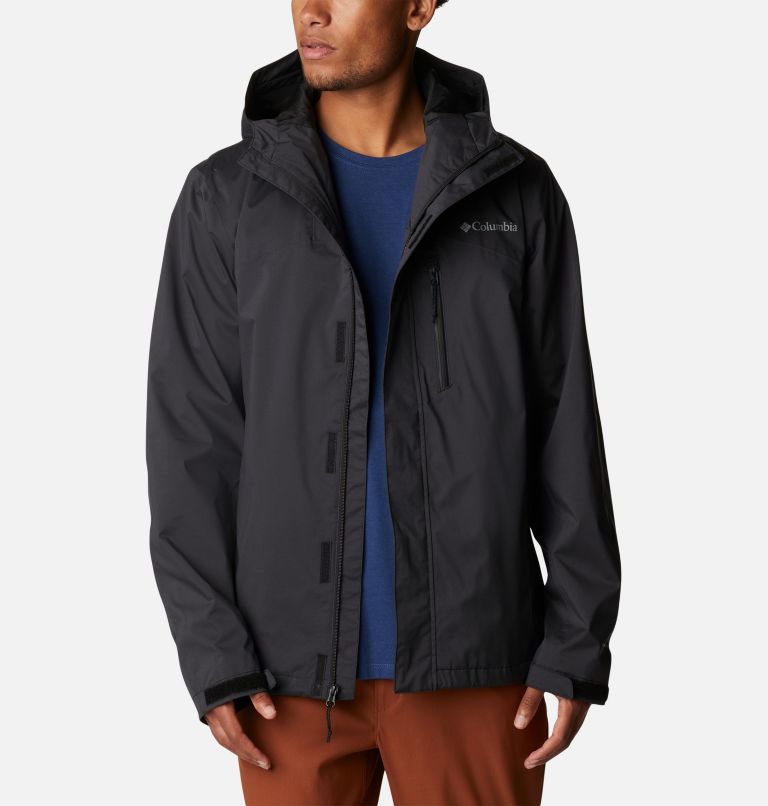Men’s Ten Trails Waterproof Shell Jacket, Color: Black, image 8