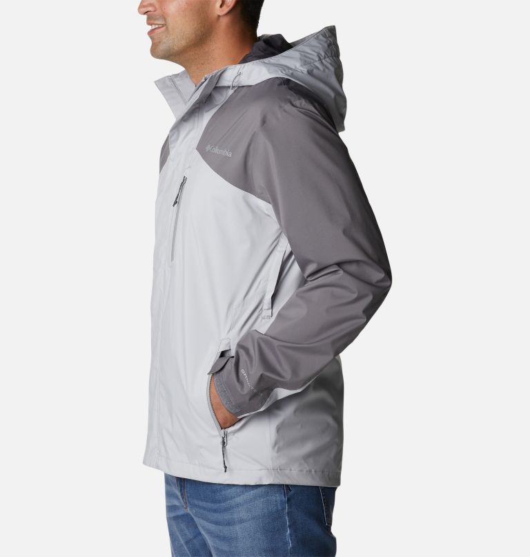Men’s Ten Trails Waterproof Shell Jacket, Color: Columbia Grey, City Grey, image 3