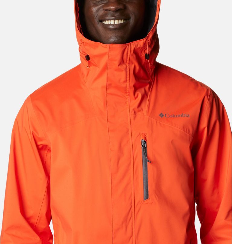 Men’s Ten Trails Waterproof Shell Jacket, Color: Red Quartz, image 4