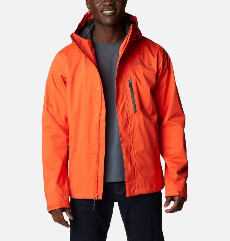 Thumbnail: Men’s Ten Trails Waterproof Shell Jacket, Color: Red Quartz, image 8