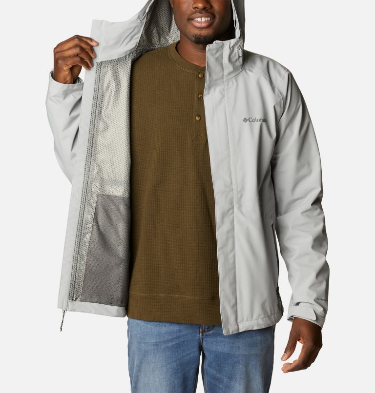 Men's Earth Explorer Shell Jacket, Color: Columbia Grey