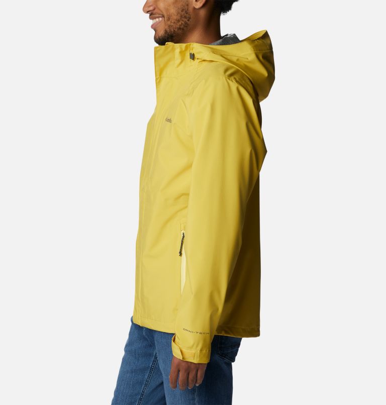 Men's Earth Explorer Rain Shell Jacket, Color: Golden Nugget, image 3