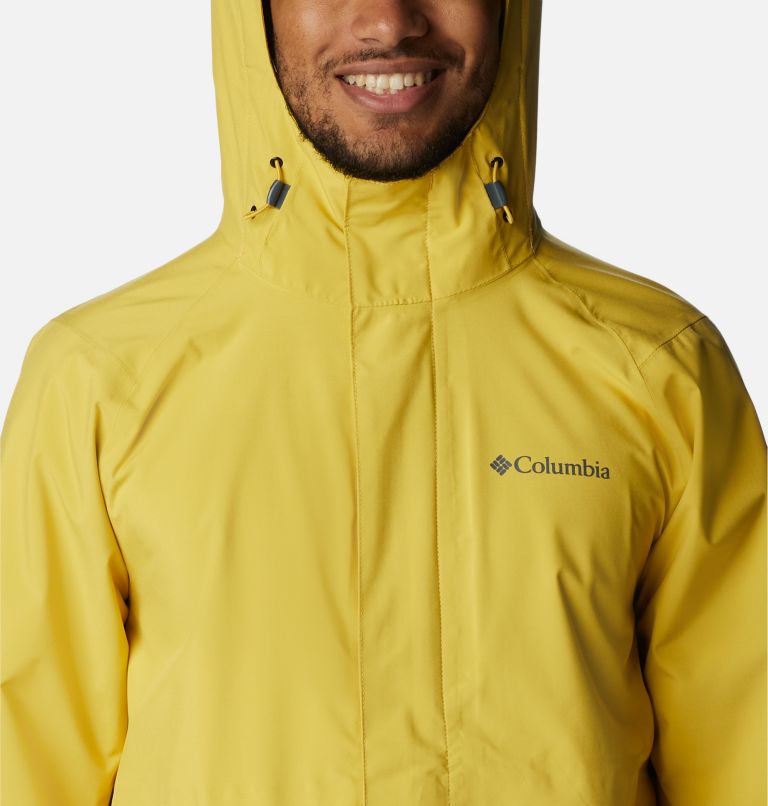 Thumbnail: Men's Earth Explorer Rain Shell Jacket- Tall, Color: Golden Nugget, image 4