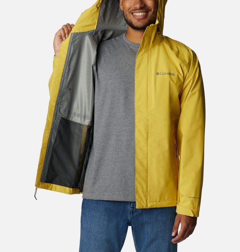Thumbnail: Men's Earth Explorer Rain Shell Jacket, Color: Golden Nugget, image 5