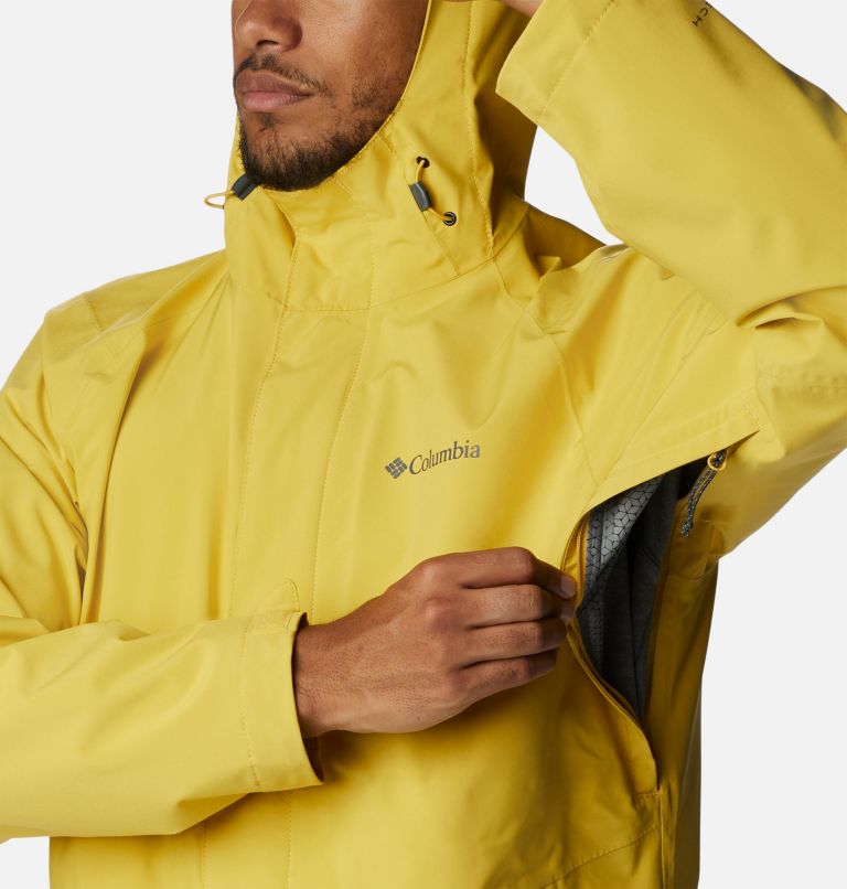 Thumbnail: Men's Earth Explorer Rain Shell Jacket, Color: Golden Nugget, image 6