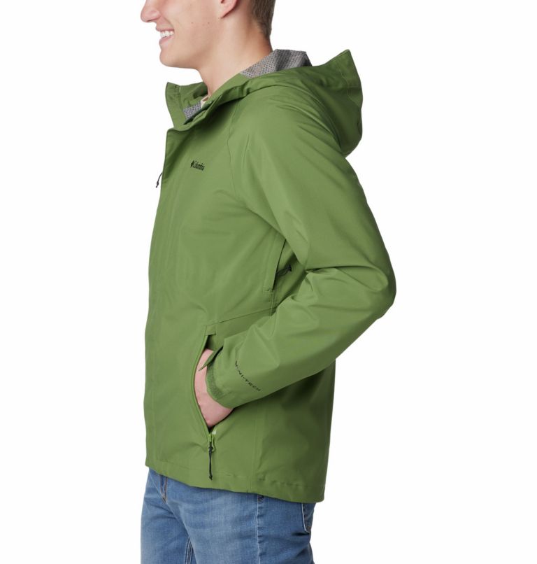 Chaqueta Columbia Earth Explorer Shell Impermeable Verde Mujer